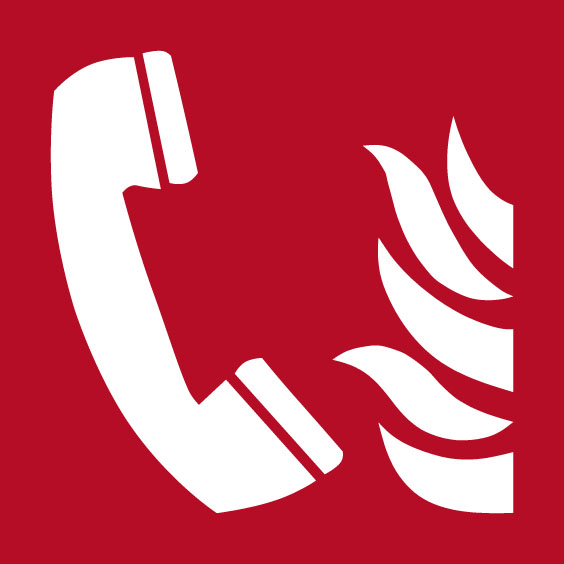 Symbol Brandmeldetelefon