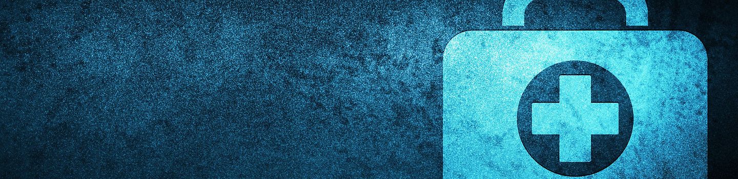 Illustration eines Erste Hilfe-Koffers